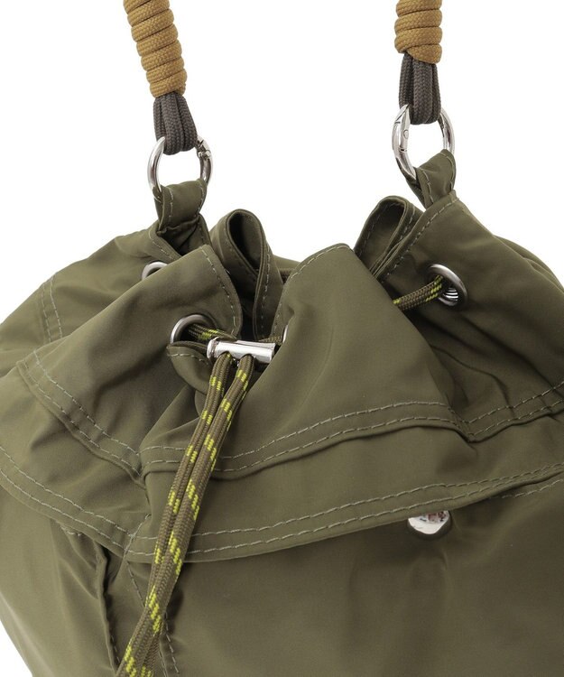 Green Parks ａｎｄｍｉｋｋａ．パラコードナイロンショルダーリュック Khaki