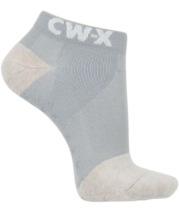 CW-X 【UNISEX】 CW-X ソックス すべり止め付き ショート 足裏アーチサポート 日常～軽スポーツに ユニセックス HYR206 /ワコール グレー