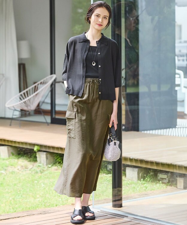 23区 メタルリングトップ ネックレス シルバー系