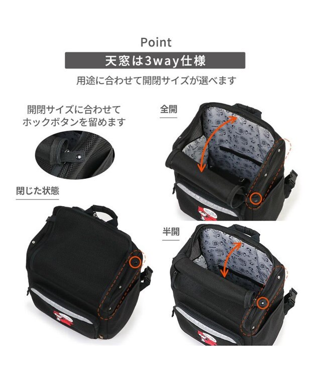 PET PARADISE スヌーピー メッシュ リュック 小型犬 ブラック