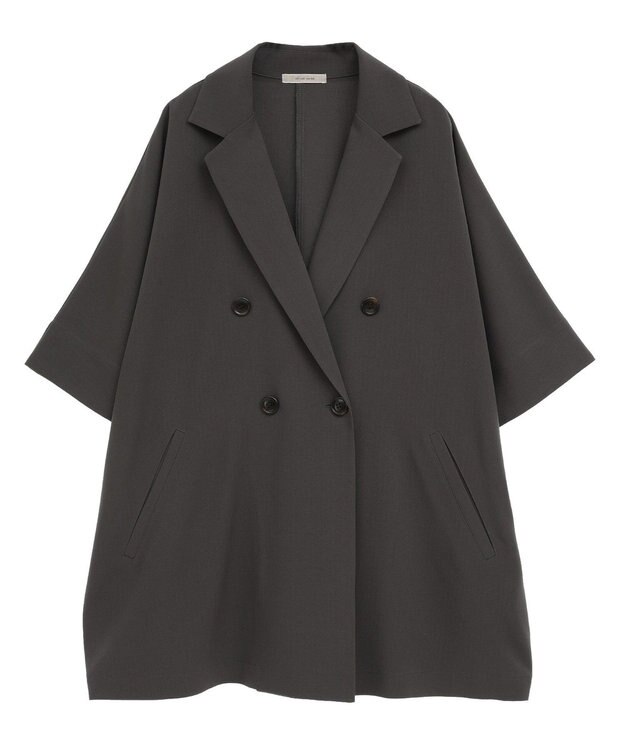 CRAFT STANDARD BOUTIQUE 半袖テーラードジャケット Gray