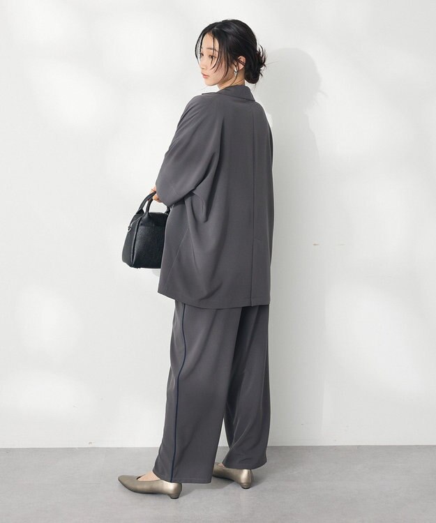 CRAFT STANDARD BOUTIQUE 半袖テーラードジャケット Gray