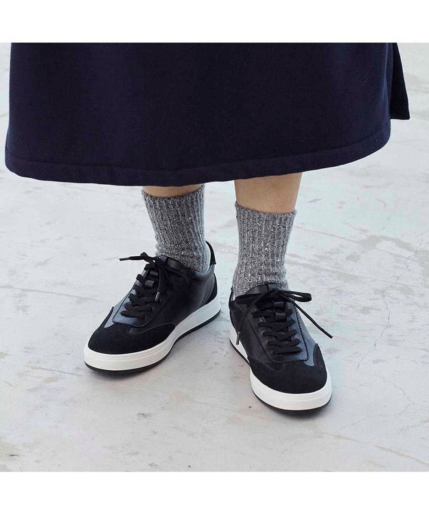 ing <ing>【レイン対応】エアフロースニーカー ブラック