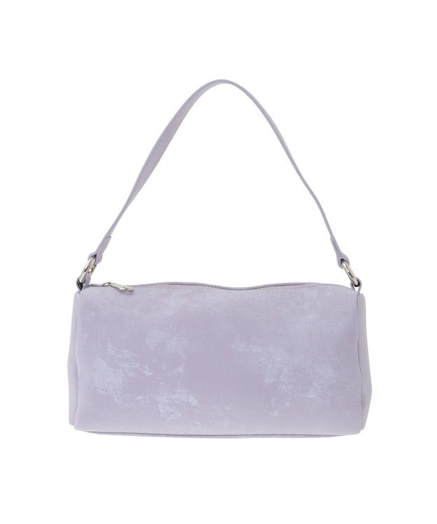 YECCA VECCA 【cache cache】シルクサテンPU筒型ショルダー Lavender