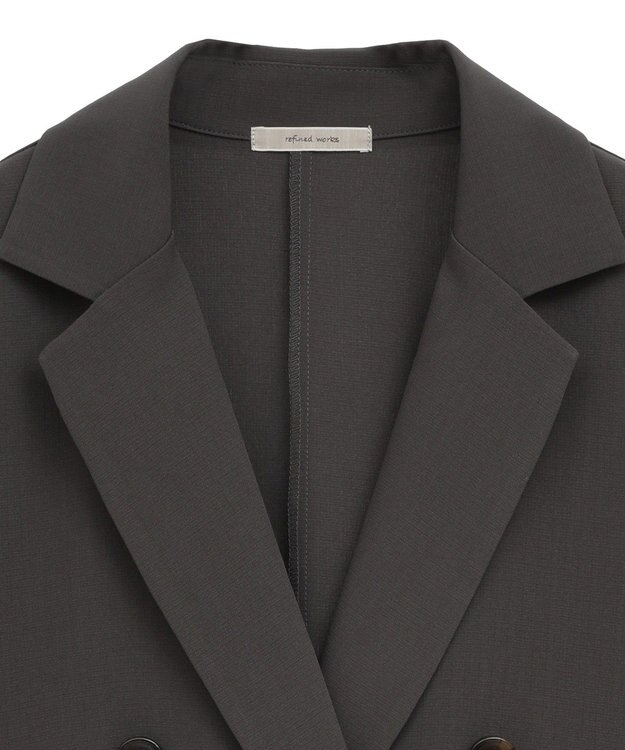 CRAFT STANDARD BOUTIQUE 半袖テーラードジャケット Gray