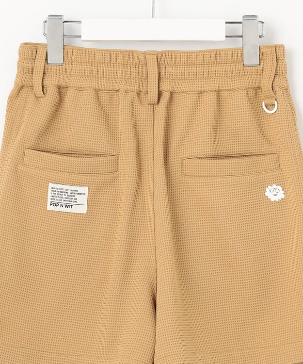PW CIRCULUS 【WOMEN】ワッフルショーツ ゴルフウェア レディース ベージュ系