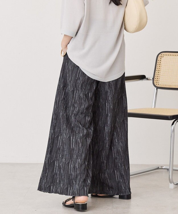 AMERICAN HOLIC アソート柄ジャカードパンツ Charcoal Gray