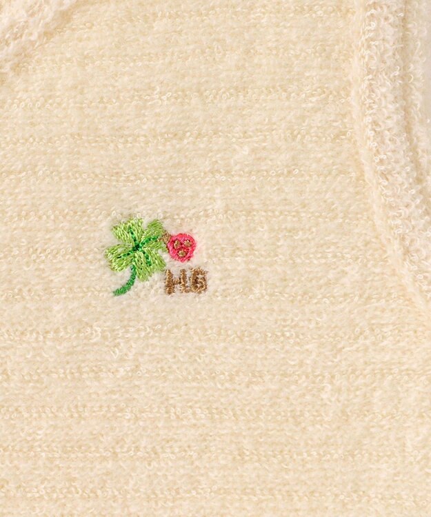 MIKI HOUSE HOT BISCUITS 【50-70cm】 パイル素材 ベビーベスト(胴着) ベージュ