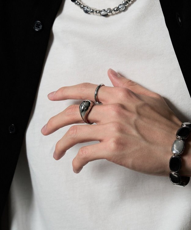 WEGO 2Pデザインリング 柄4