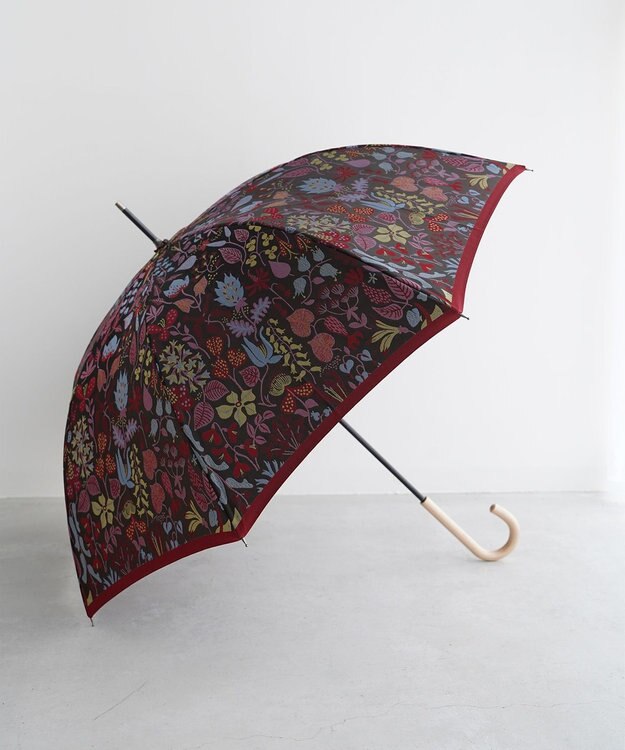槇田商店 Stig Lindberg HERBARIUM レッド 長傘 赤