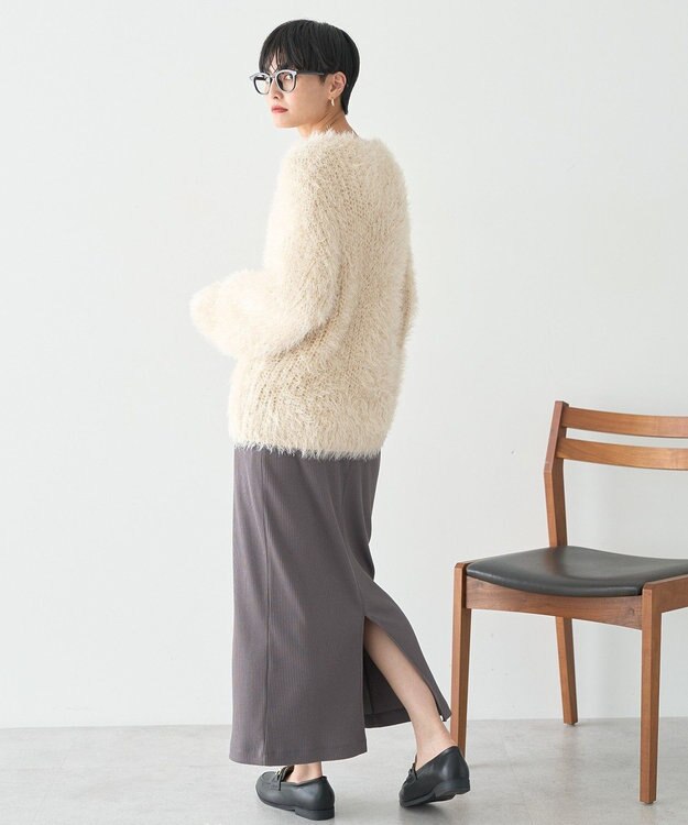 AMERICAN HOLIC シャギーニットプルオーバー Ivory