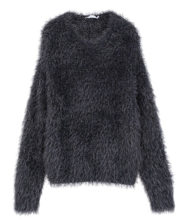 AMERICAN HOLIC シャギーニットプルオーバー Charcoal Gray