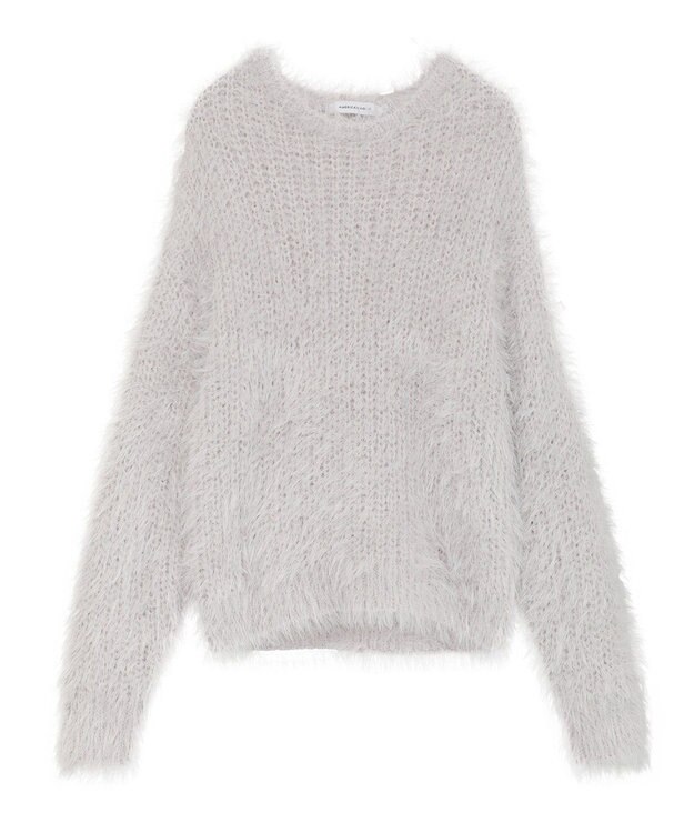 AMERICAN HOLIC シャギーニットプルオーバー Light Gray