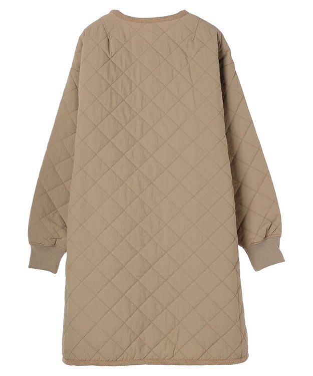 Green Parks キルティングミドル丈コート Black