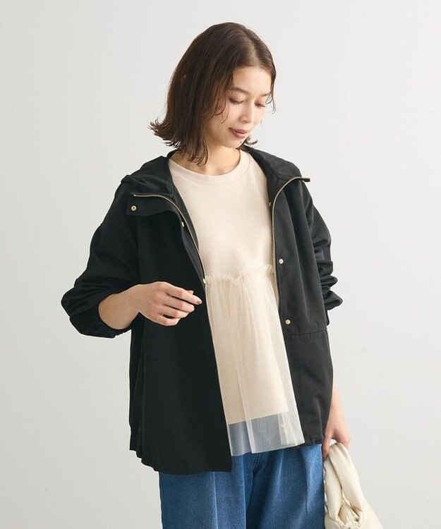 Green Parks ・ＥＬＥＮＣＡＲＥ　ＤＵＥ　ワイドマウンテンパーカー Black