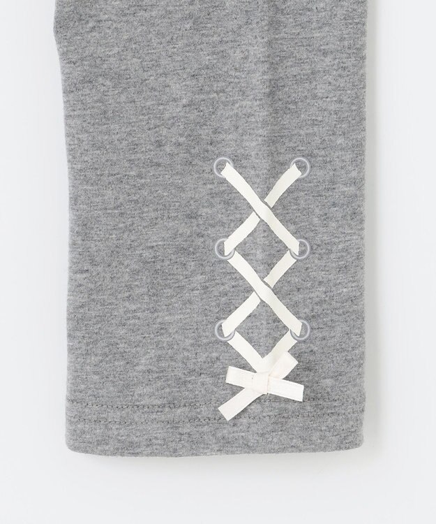 組曲 KIDS 【150-160㎝】ベア天 レギンス グレー系