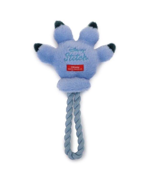 PET PARADISE ディズニー スティッチ 手のロープトイ ライトブルー