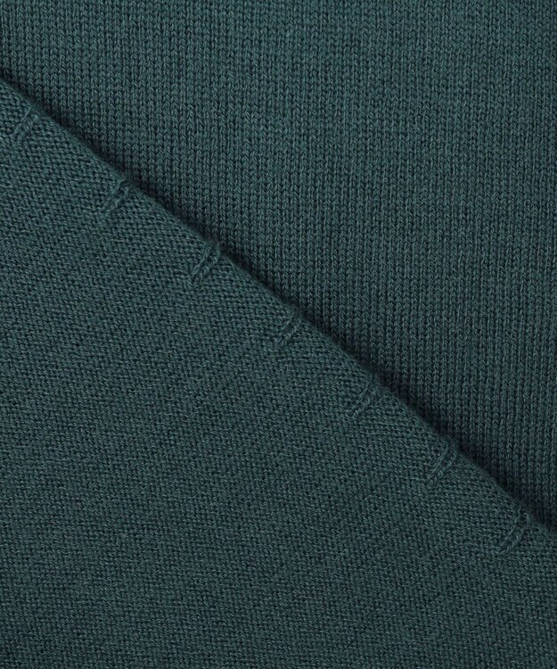 JOSEPH HOMME 【WEB・一部店舗限定】ウールコットンプレーン　Vネックニット ピーコックグリーン系