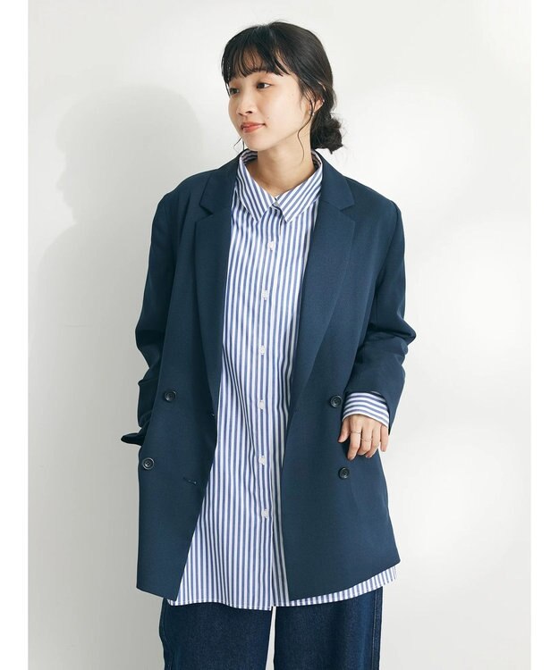 CRAFT STANDARD BOUTIQUE Ｗテーラードジャケット Navy