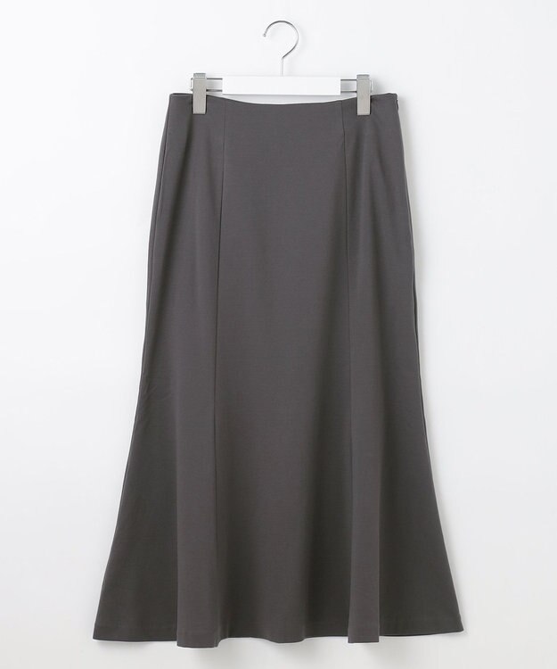 自由区 L 【セットアップ対応・洗える】エアーポンチ スカート チャコール