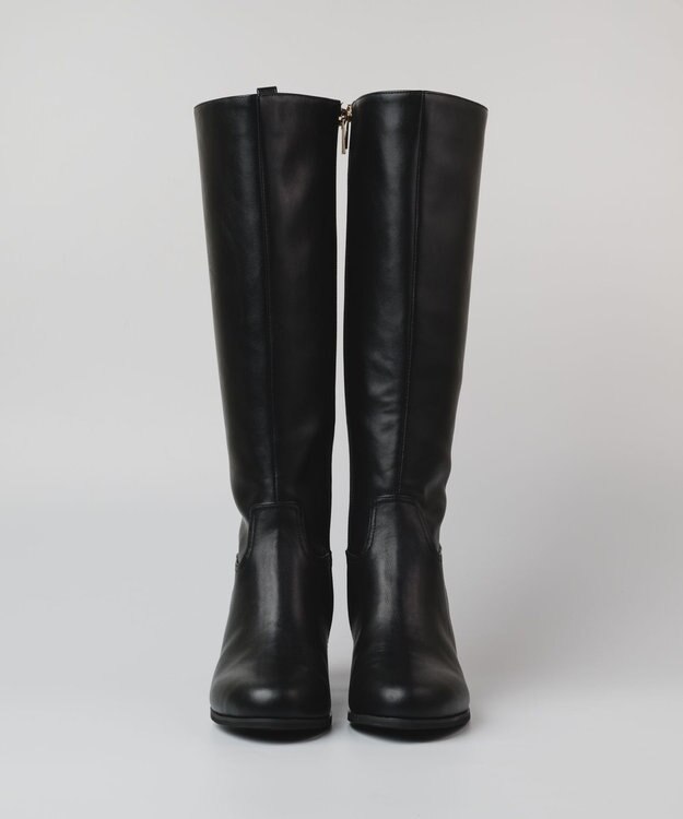 BONTRE 【PRECIEUX JOUET/プレシュウジュエ】メタルヒールロングブーツ ブラック