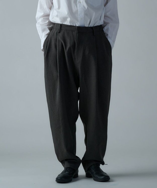 muuc スラックス チャコールグレー