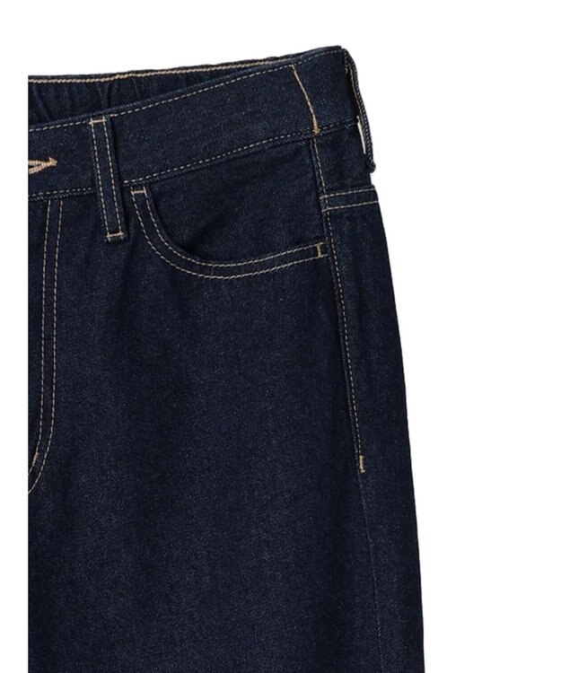 Green Parks ロールアップストレートデニムパンツ One Wash