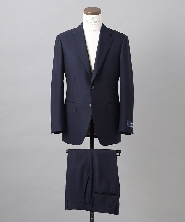 GOTAIRIKU 【Ermenegildo Zegna】ISLAND FLEECE スーツ ネイビー系8