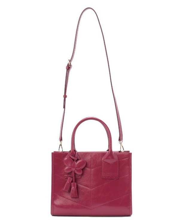 ANNA SUI ポワロ 2wayトートバッグ ワイン