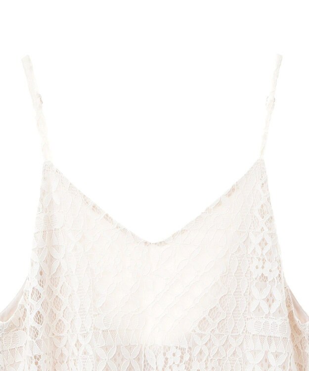 AMERICAN HOLIC レースキャミロングワンピース Ivory