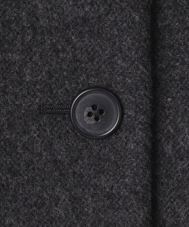 J.PRESS LADIES L ショートビーバー ステンカラーコート グレー系