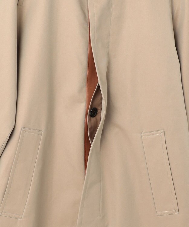 JOSEPH HOMME コットンシルクギャバジン　ステンカラーコート ベージュ系