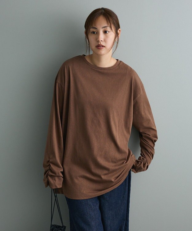 CRAFT STANDARD BOUTIQUE オーバーサイズロンＴｅｅ Brown