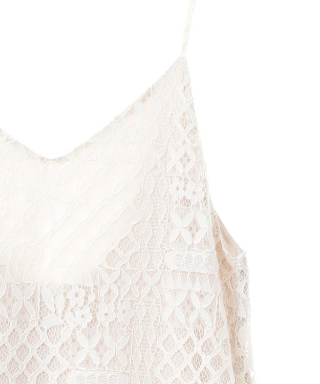 AMERICAN HOLIC レースキャミロングワンピース Ivory