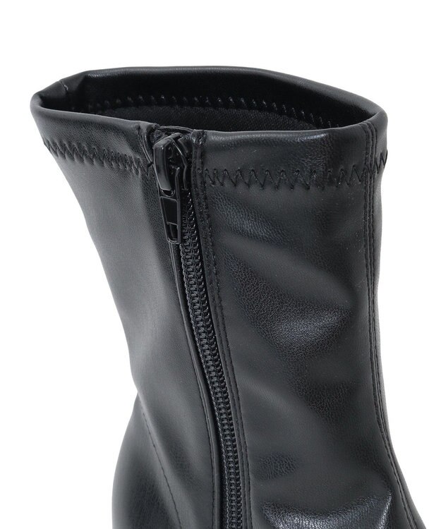 Green Parks ・ｍｉｎｉａ　ラウンドストレッチショートブーツ Black