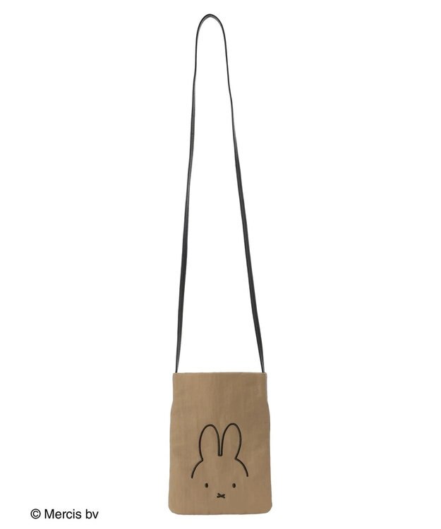 Green Parks ｍｉｆｆｙ／ナイロンスマホショルダー Beige