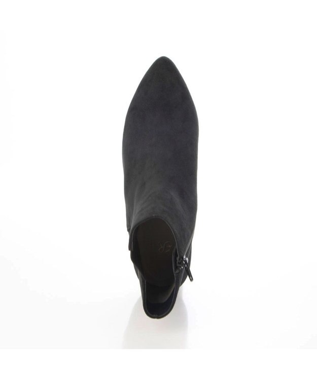 Riz raffinee <Riz raffinee>ポインテッドサイドゴアショートブーツ ブラックスエード