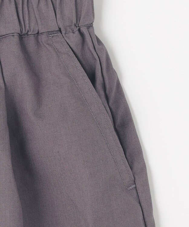 ANY KIDS ポプリン ハーフパンツ チャコール