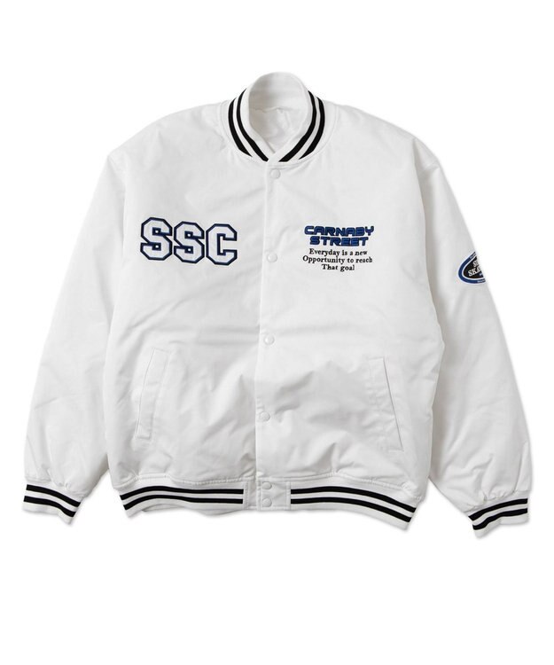 WEGO パテッドワッペンスタジャン ホワイト