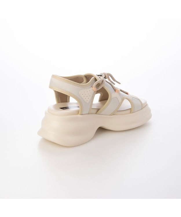 MODE ET JACOMO <MODE ET JACOMO>ボリュームソールスポーツサンダル アイボリー