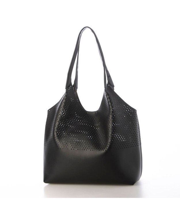 UNBILLION カシュカシュ cachecache / パンチングソフトトート ブラック