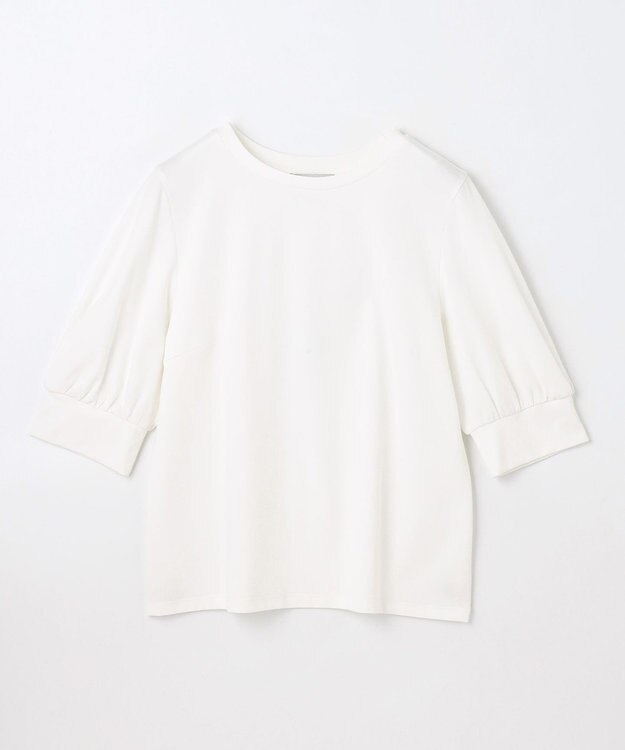 ANY パフスリーブカットソー オフ