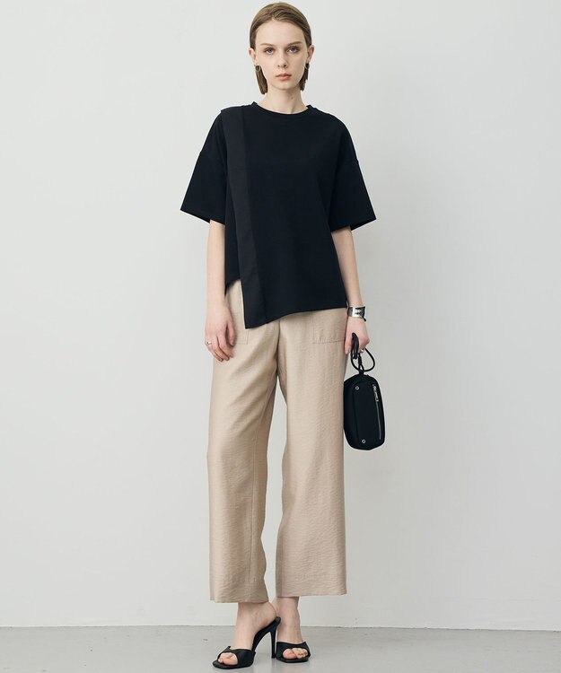 ICB 【先行予約】 ライトダンボール イレギュラーヘムプルオーバー ブラック