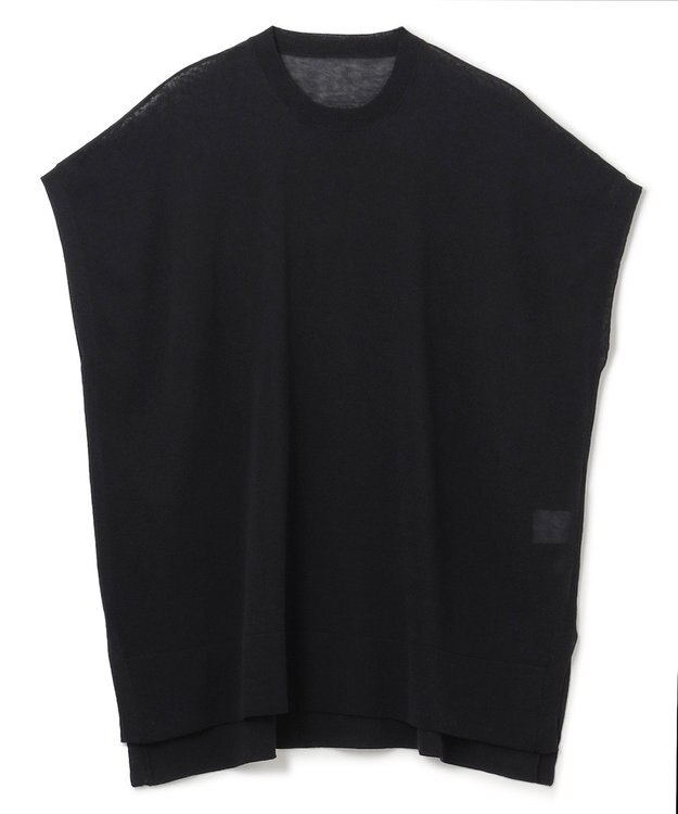 UNFILO フロスティコットン オーバーニット ブラック