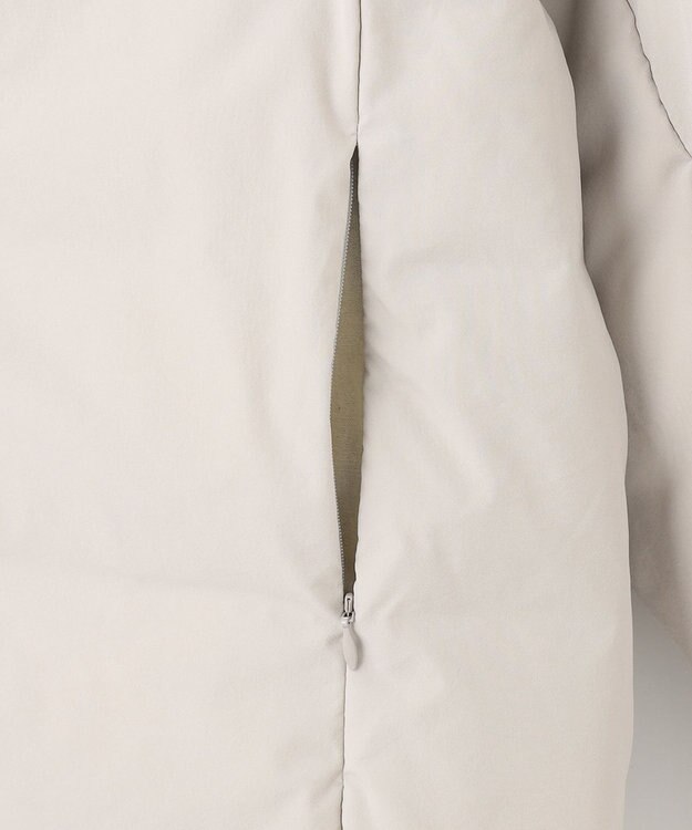 UNFILO 【ストール付き】ショートダウン ベージュ系