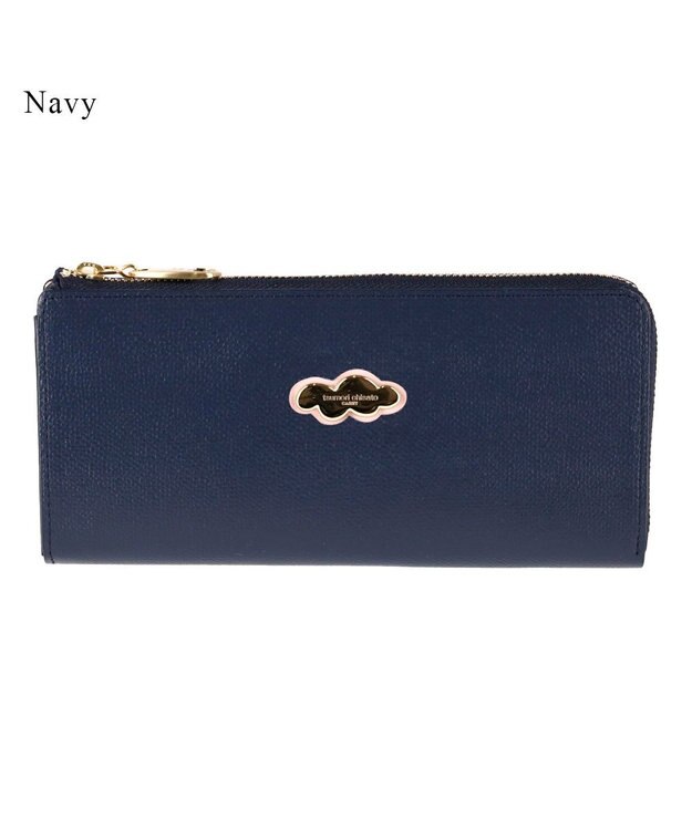 tsumori chisato CARRY くもマーク 長財布 Lファスナータイプ ネイビー