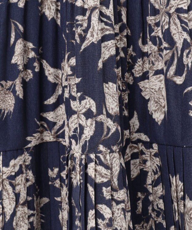 Feroux 【大好評につき新色・追加決定！】ウエストシャーリングデシン ワンピース ネイビー系1