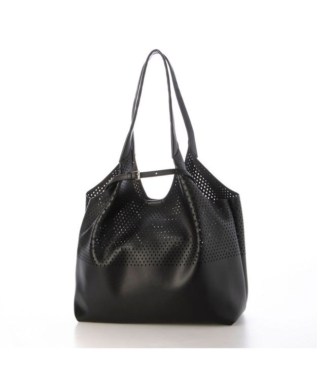 UNBILLION カシュカシュ cachecache / パンチングソフトトート ブラック