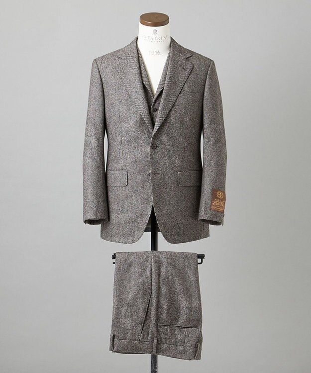 GOTAIRIKU 【MARLING&EVANS】FLANNEL スリーピーススーツ グレー系4