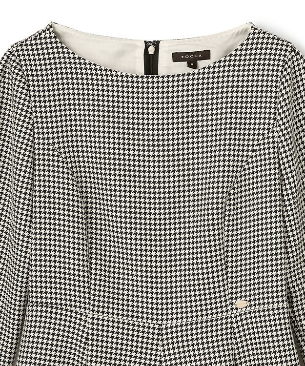 TOCCA 【00サイズあり・消臭】SWEET TEA TIME HOUNDTOOTH ドレス ブラック系5
